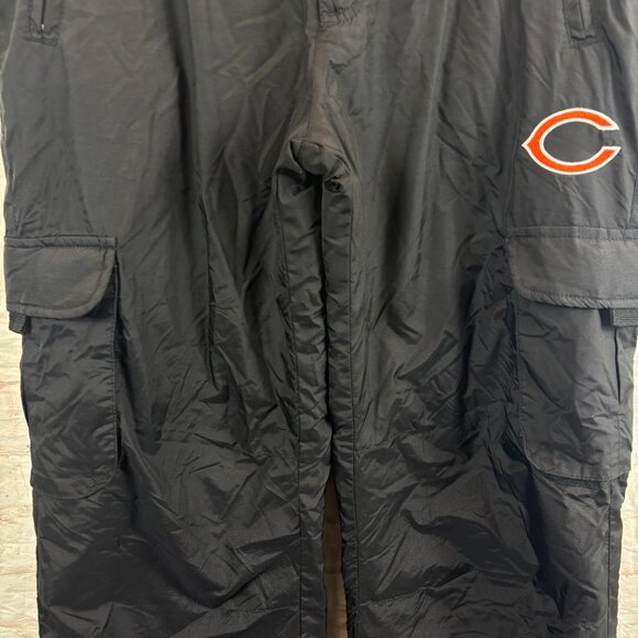 NFL Men's L Chicago Bears Insulated Adjustable Cargo Ski Snow Pants - Picture 5 of 10